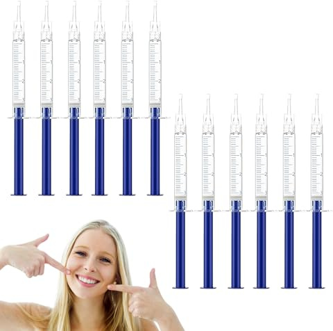 12 PCS Teeth Whitening Gel Refills, 3ml Boutique Whitening Gel for a Brighter Smile
