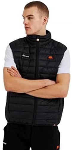 ellesse Herren Bardy Weste, Schwarz, L EU
