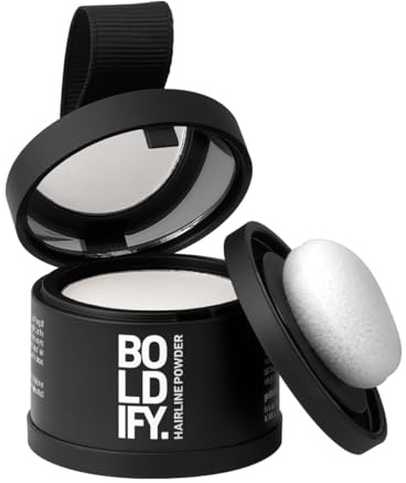 Boldify Hairline Powder, Root Touch Up Hair Color White 4g