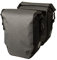 AGU Clean Fahrradtaschen Doppel, Tasche für Gepäckträger Fahrrad, Seitentasche Fahrrad, Wasserabweisend, Reflektierend, 100% Recyceltes Polyester - Grau