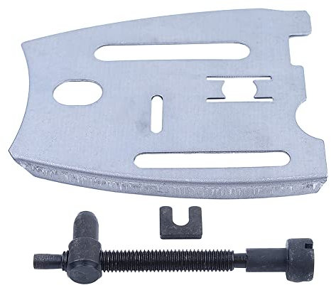 Gubeter Kit tendeur de vis de réglage de chaîne et Plaque intérieure, pour Jonsered 625 630 670 2077 2083 et Beaucoup d'autres comme pour Poulan pour Husqvarna pour Les modèles, 501 81 48 01