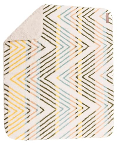 Wilderdog Sherpa Fleece Waterproof Dog Blanket - 50 x 40 - Cream