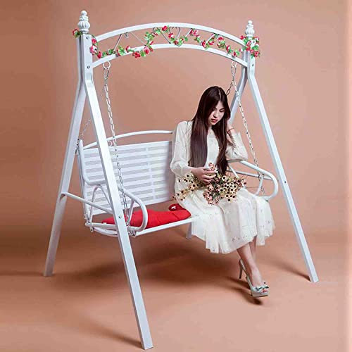 PRUJOY Sedia a Dondolo a 2 posti, Sedia a Dondolo, Sedia sospesa, Lettino Prendisole, per Adulti, Patio, Giardino, Cortile