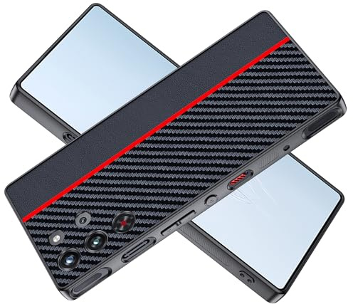 Suttkue for Nubia Red Magic 10 Pro Case,high qualit,PC Material Carbon Fiber，Scratch Resistant,FlexibleFull Protection,Anti-Skid