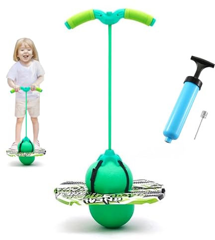 CHENBOOW Pogo Stick,Pogo Ball,Ausgeglichen und Koordiniert Bouncing,100 kg Tragfähigkeit,Hüpfball mit Griff,Pogo mit Griffen,zum Trainieren der Gleichgewichtsfähigkeit