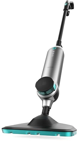 Cecotec Pulitore a Vapore Verticale con Cavo HydroSteam 3030 Blaze. 1500W, 330ml, Vapore 20-30g/min, Riscaldamento Rapido 30Sec, 3 Livelli Controllo Vapore, Filtro Acqua, Filtro Anticalcare Removibile
