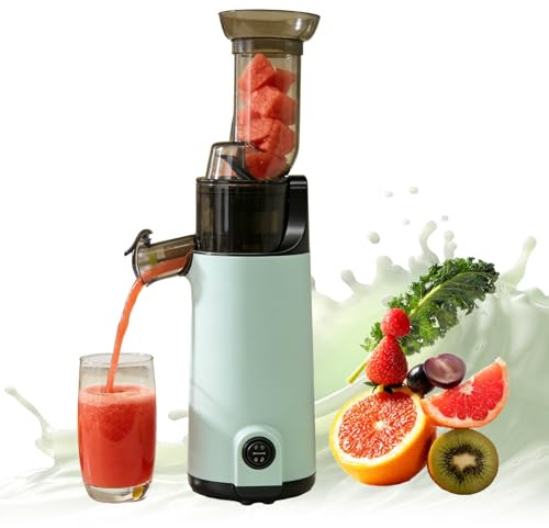 Cold Press Juicer 200W Masticating Slow Juicer, High Juice Yield Juice Extractor for Fruits Vegetables slow juicer