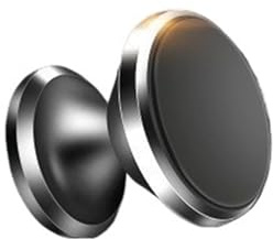 Magnetiskt Sugande Biltelefonfäste Luftutlopp Magnetspänne Typ Universal Multifunktionell Självhäftande(Snap type Silver)
