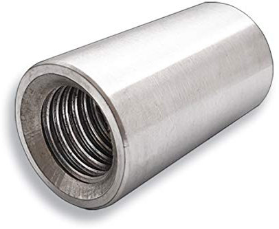 Manchon fileté M20 x 50 mm rond A2 en acier inoxydable Écrou de connexion Écrou longue distance V2A Modèle rond (1 Stück, M20 x 50)