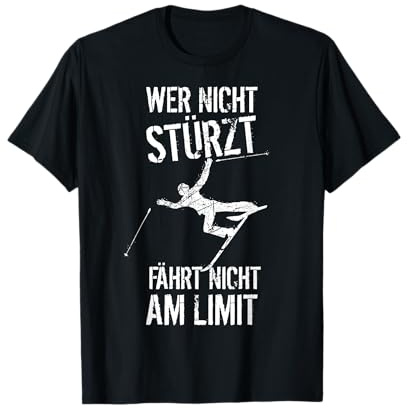 Skifahren Apres Ski Lustiger Spruch Geschenk Hobby Skifahrer T-Shirt