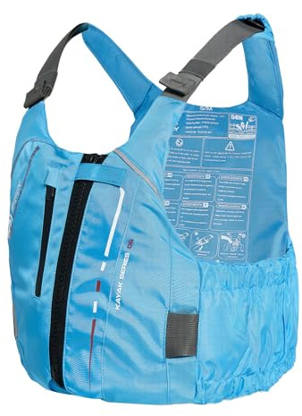 Zeraty Chaqueta de baño para Adultos Chaleco de flotabilidad 50N para Canoa, Kayak, Vela y Otros Deportes acuáticos