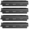 Universal Flavorizer Bar,4 Pack Brennerabdeckung,37x11x3.6 cm Porzellan Stahl Hitzeschild Ersatzteile für die Meisten Gasgrill,Heizplatte Zubehör für CharBroil,Thermos,Outback Meteor, Modelle Grill.