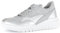 Gabor Damen Low-Top Sneaker, Frauen Halbschuhe,Best Fitting,straßenschuhe,Strassenschuhe,Sportschuhe,Freizeitschuhe,Silber Kombi,39 EU / 6 UK