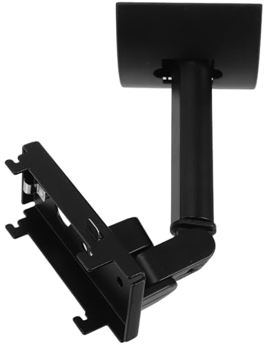 PATKAW Support Mural Réglable pour Enceinte Central Brackets Accrochage Robustes et Ajustables pour Amélioré Design Moderne Compatible Montage Mur ou Plafond
