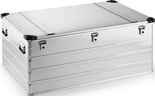 Aluminiumbox L1192xB790xH515mm 415l m.Klappverschl uss u.Stapelecken