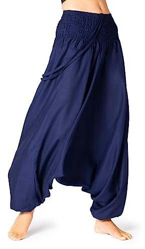PANASIAM Aladinhose einfarbig Navy Blue XL