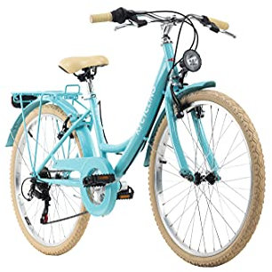KS Cycling Kinderfahrrad 24'' Balloon blau RH 36 cm
