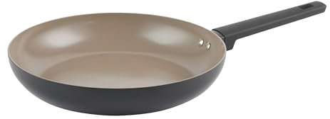 SALTER BW12872EU7 Keramik 28 cm Bratpfanne – Gehäuse aus recyceltem Aluminium, gesunde PFOA- und PFAS-freie Antihaftbeschichtung, induktionsgeeignet, leicht zu reinigen, weicher Griff