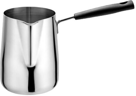 ZLXHDL Pentolino Latte Induzione 350ml in Acciaio Inox – Mini Bollilatte Anti-Schizzo Compatto, Ideale come Bricco Latte per Riscaldare Latte, Olio e Liquidi