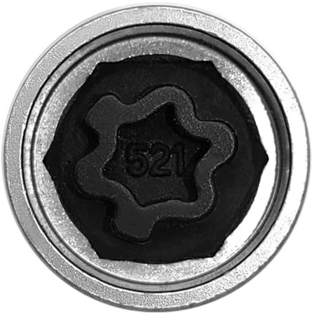 ACAGALA Ricambio per Chiave per Dadi Ruota Compatibile con Volkswagen Security Master 521 antifurto