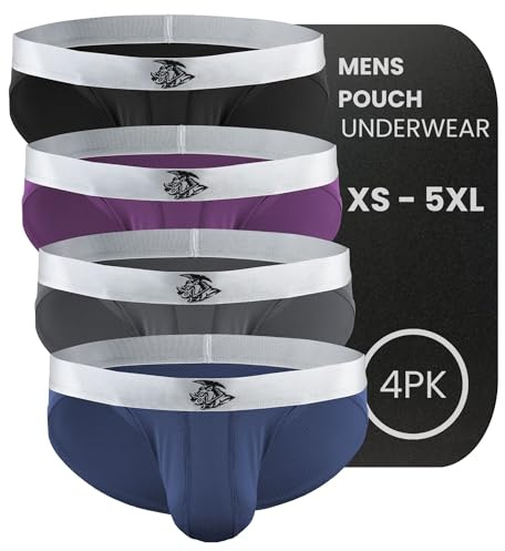 Real Men Ares-Accent bikini underbyxor låg midja 1 3-pack 6-pack med ABCD väska storlek XS till 5XL, 4-pack: svart, grå, blå, vin, L