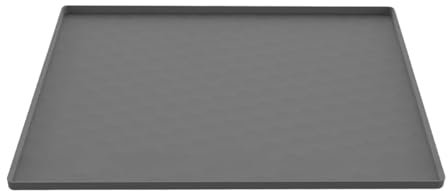 MagiDeal Mini tapis de sol de réfrigérateur, plateau d'égouttement du congélateur, accessoires d'appareils, mini-ganoux de réfrigérateur, tapis de sol, Gris 65x60cm