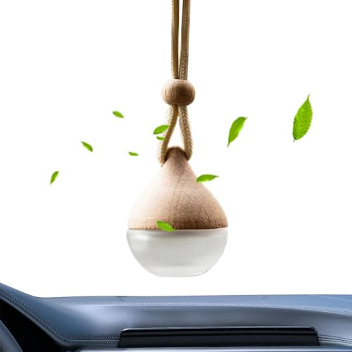 Poludatly Car Oil Diffusers,Multi-Functional Car Fresheners - Refillable 6ml Teardrop Shape Auto Reusable Long Lasting Decoration for Vehicle Home