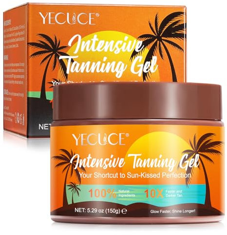 Solarium Bräunungscreme Creme Bräunungsbeschleuniger – Natürliche Selbstbräuner Creme für Sonnenbank & Outdoor, Schnellwirkend und Natürliche Bräune - 150g