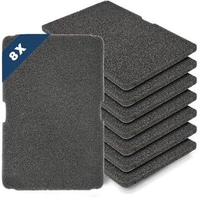 8 Pcs Tumble Dryer Filter 245×155×11 mm Dryer Sponge Filter Replacement