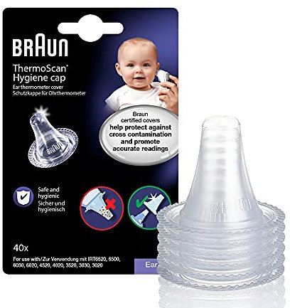 Braun Hygiene Cap, 40 caps-l'emballage peut varier
