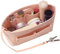 Soyizom Filz Handtasche Organizer Bag in Bag,Innentaschen für Handtaschen Organizer mit Schlüsselkette für Speedy Neverfull,8 Farben(Rosa,Groß)
