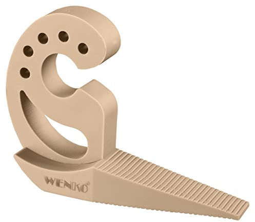 Wenko Multi-STOP fermaporta beige - Salvadita, TPR, 11.8 x 7.7 x 2.5 cm, Beige