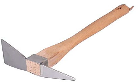 Outil de jardin à la houe, pioche, matériau en bois de fabrication fine et pratique simple pour la cour pour le jardinage pour la culture en pot