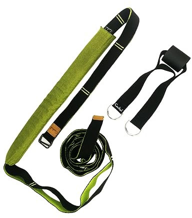 Sosoport Gurt Yoga-Seil Gummiband dehnbares Band Yoga-Hängematte Stretchbänder gerändeltes Bein-Stretchband Yoga-Stretching-Band An der Tür Hilfsstoffe Trainingsgürtel