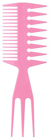 Peigne à cheveux rétro pour femmes et hommes - Double face - Peigne à cheveux à dents larges - Fourchette en forme d'os de poisson - Outil de coiffure - Peigne à cheveux pour femme - Accessoires pour
