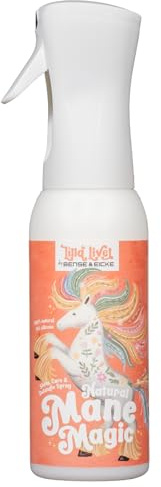 Lilla Livet by Bense&Eicke Natural Mane Magic – Spray naturale senza silicone per criniera e coda per cavalli per una facile pettinabilità e lucentezza, con olio d'oliva e olio di semi di broccoli