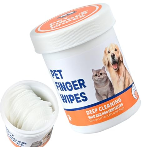 Generisch Ohrenreiniger Fingerwisch Für Hunde - Sanfte Fingerreiniger Für Hundeohren,Pflegeprodukte Pflanzlicher Reiniger Für Welpen Kitten Hausliche Badepflege