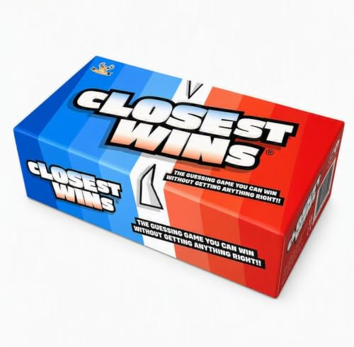 Closest Wins - The guessing game you can win without getting anything right! | Fun Family Quiz Card Game | 2+ Players