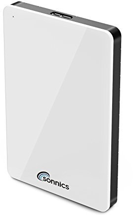 Sonnics 320GB USB 3.0 Externos Portátil Duros Discos por Ventanas PC, Apple Mac, Smart TV, Xbox One & PS4, Blanco