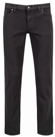ALBERTO Regular Slim Fit Jeans Used 5 Pocket svart