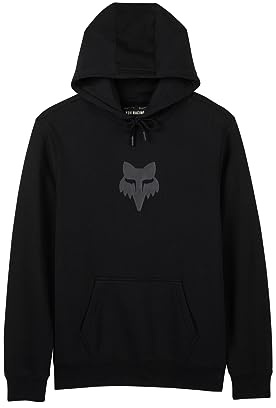 Fox Racing Fox Head Fleece Pullover - Black/Black L