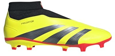 adidas Mens 24 League Laceless Firm Ground Football Boots Yellow/Black/Red 10.5
