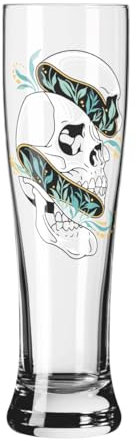 RITZENHOFF 3481016 - Juego de 2 vasos de cerveza de trigo (500 ml, 2 unidades, con motivos de animales salvajes, fabricado en Alemania)