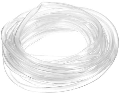 QUARKZMAN PVC-slang 4 mm ID x 5 mm OD (4 meter) – akvarieslangar – gummislang ölslang flexibel, livsmedelssäker och transparent för dricksvatten, hushåll och industri