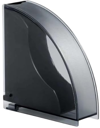 Porta filtro da caffè con coperchio, contenitore per caffè, supporto per filtro, in acrilico trasparente, con coperchio superiore, elegante rack per filtri a cono, contenitore verticale per filtro