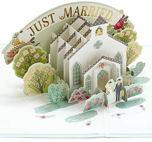 Hallmark Signature Paper Wonder Pop Up Hochzeitskarte (Happy Wedding Day)