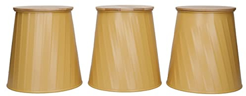 KitchenCraft Storage Canisters, Yellow, 3 Pieces, Gift Boxed