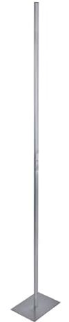 MeLiTec LED Stehleuchte ST27-1 Dimmbar, Nickel-Matt, 1100 Lumen, Warmweiß 3000K, Ra > 90, Moderne Stehlampe für Wohn- und Arbeitsbereiche
