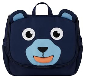 Affenzahn Kulturtasche für 1-5 Jährige Kinder im Kindergarten als Kulturbeutel für Mädchen und Jungen