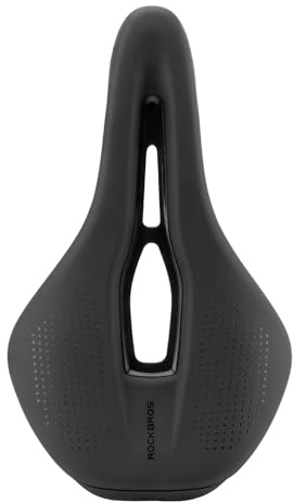 ROCKBROS Sillín Bicicleta Cómodo, Sillín Transpirable e Impermeable para Mujer Hombre, Asiento Bici Ergonómico para Bicicleta Carretera MTB, Gravel